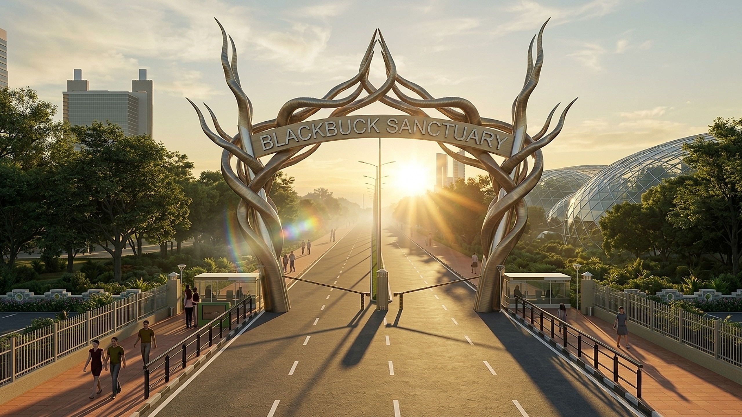 THE LARGEST BLACKBUCK SANCTUARY.
